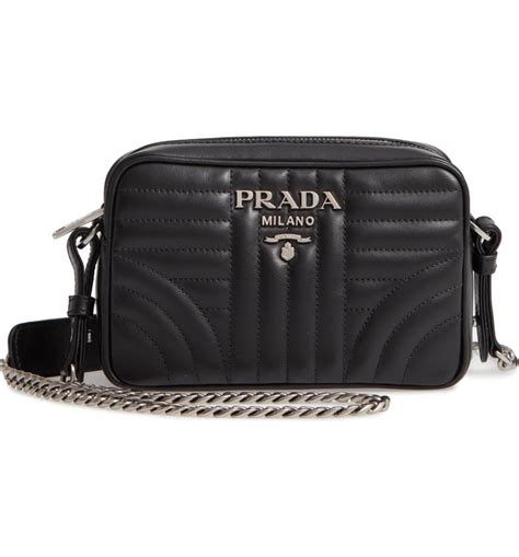 prada small diagramme leather camera bag|prada camera bag nylon.